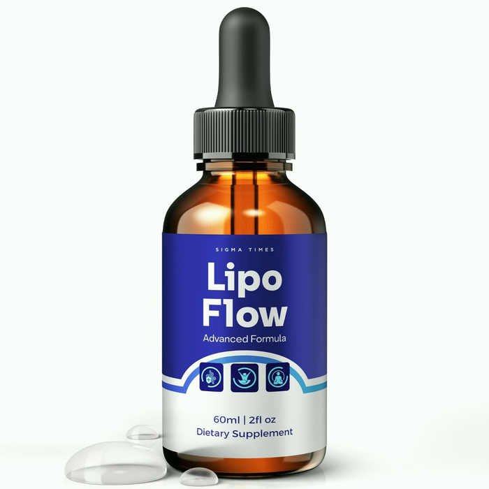 Lipo Flow liquid drop bottle, 60ml dietary supplement